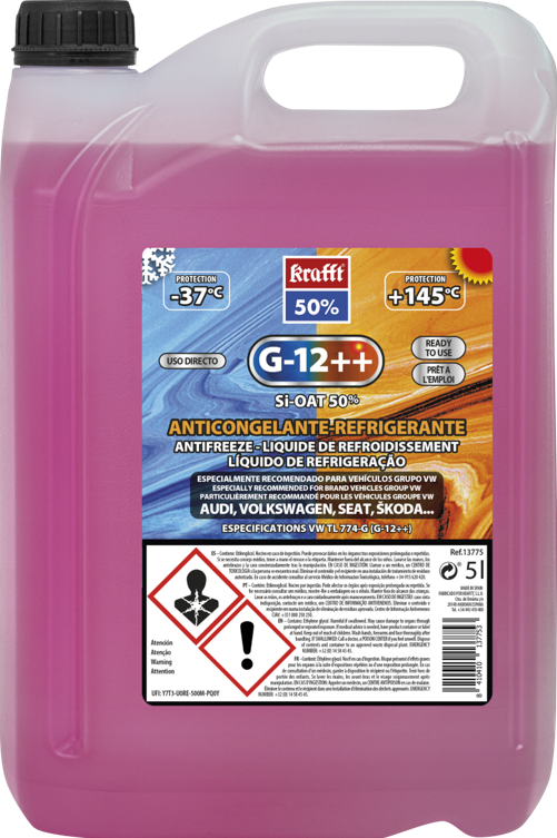 Anticongelante Refrigerante G-12evo - Krafft